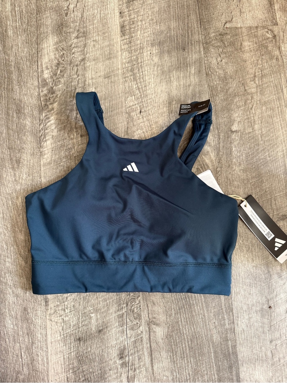 Adidas Teal Sports Bra Medium Support Small (A-C) Brand New